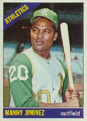 1966 Topps Baseball Cards      458     Manny Jiminez
